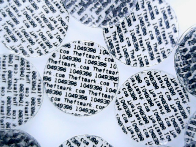 Microdots enlarged image