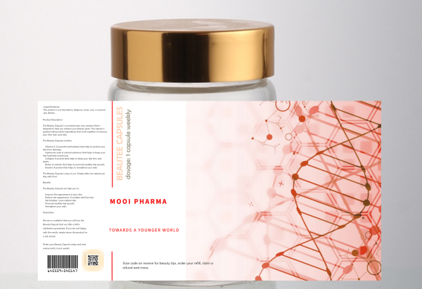 pharma label with secure code